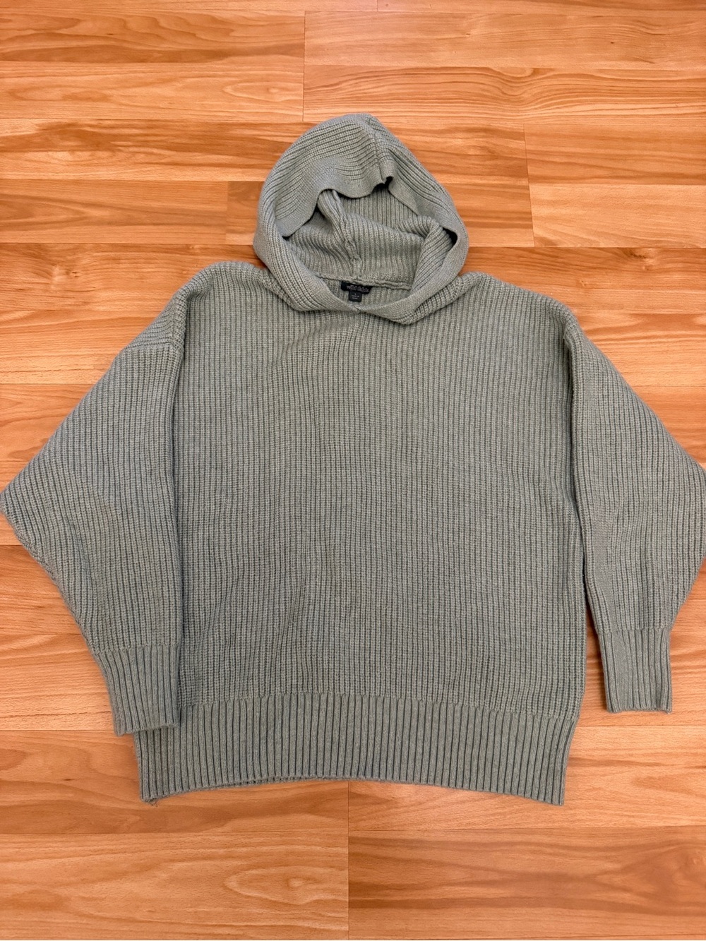 Women’s Ribbed Hooded Sweater (sz Large)